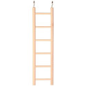 Toy for parrots wooden ladder, 6 rungs/28 cm