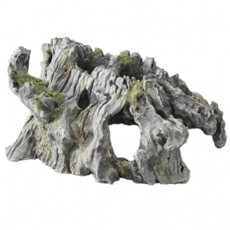Aquarium decoration, driftwood 24,5cm grey