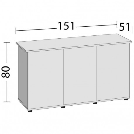 Aquarium base Cabinet Rio SBX 400/450 dark wood