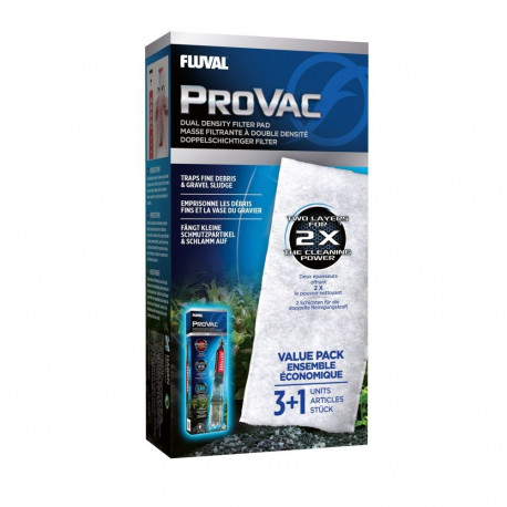 Akvariumo filtras Fluval Pro Vac+ filtro padas (4 vnt.)