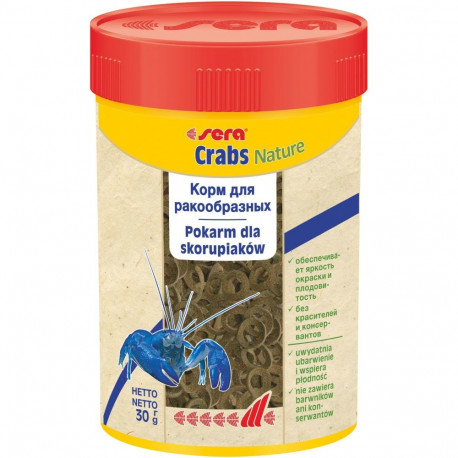 Complete feed Crabs Nature 100ml/30g, Sera