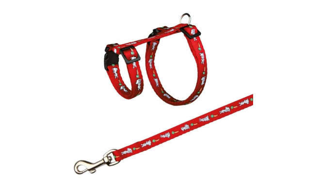 Traksid + jalutusrihm küülikutele 'Motiv' 25-44cm/10mm