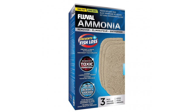 Filter media Fluval Ammonia for 106/107 206/207 3pcs A257