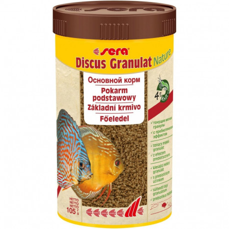 Complete feed Discus Granules Nature 250ml/105g, Sera