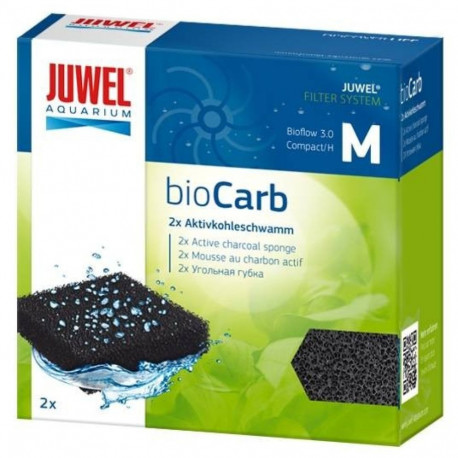 Filter media bioCarb M (Compact) - Active charcoal sponge