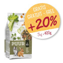 Complete feed PUUR Rabbit 2kg + 400g for rabbits