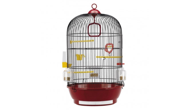 Bird cage Diva 40x71cm, rounded, black