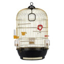 Bird cage Diva 40x71cm, golden, round