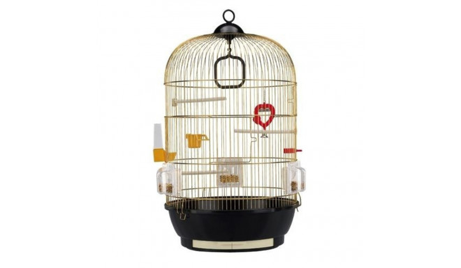 Bird cage Diva 40x71cm, golden, round
