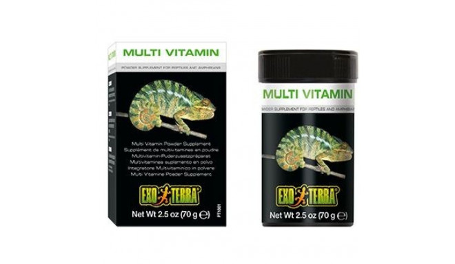 Multi Vitamiin miltelių papildas 70g, Exo-Terra