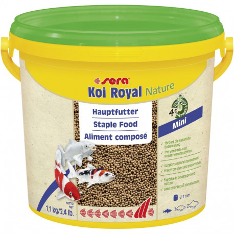 Complete feed Koi Royal Nature Mini 3.8L/1.1kg, Sera