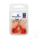 Jigipea, 3D Eyes, 8 g, punane, konks Gamakatsu 5/0, 2 tk, Merganser