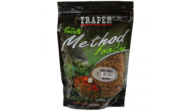 Прикормка TRAPER Method Feeder Pellets Sweet Honey 4мм 500г