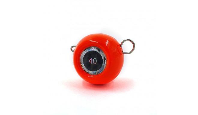 Jig sinker RB, 20 g, punane, 3 tk, Merganser