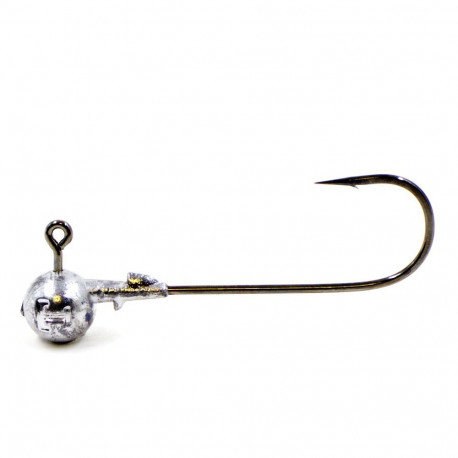 Jig head Big Power Jig, black 20g 8/0 5pcs, Traper