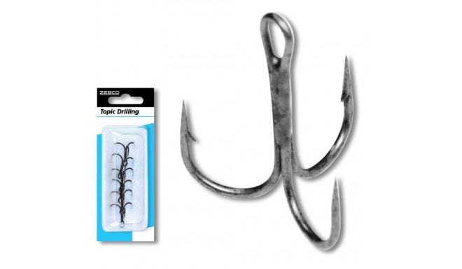 Treble hook Zebco Topic Nr.1/0 4pcs