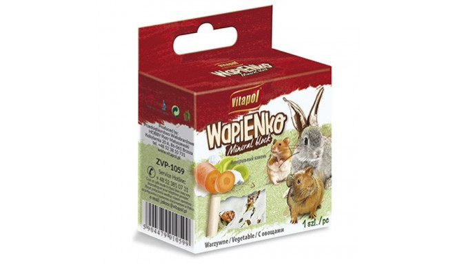 Mineral block vegetable for rodents and rabbit 1pc 40g