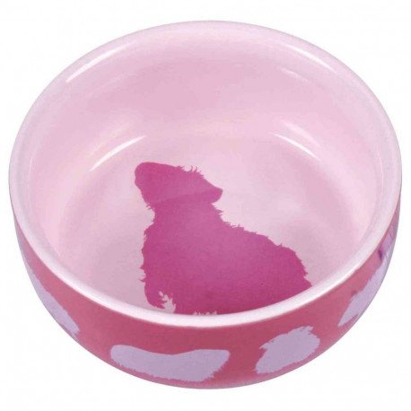 Ceramic bowl with motif, guinea pigs, 250 ml/ø 11 cm