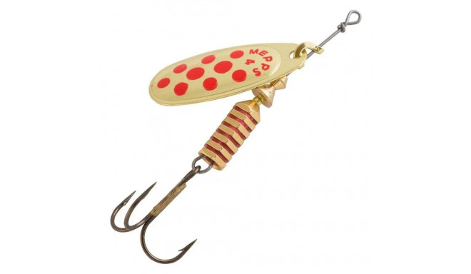 Spinner MEPPS COMET-4 8,0g kuld/punased täpid