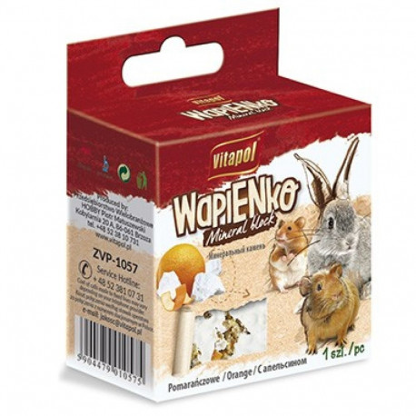 Mineral block orange for rodents and rabbit 1pc 40g