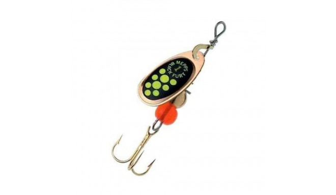 Spinner MEPPS BLACK FURY-1 3,5g vask/chartreuse täpid