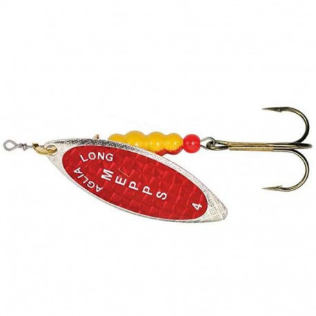 Spinner MEPPS AGLIA LONG REDBO-4 17,0g hõbe