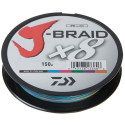 Braided fishing line Daiwa J-Braid X8 0.20mm 150m multi colour