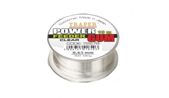 Power Feeder Gum Clear 10m 0.65mm 9kg