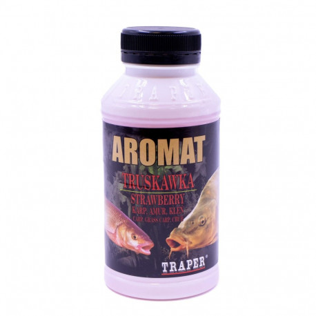 Groundbait additive TRAPER Aromat Strawberry 300g
