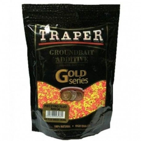 Groundbait TRAPER Gold Serie Mix fluo leib 400g