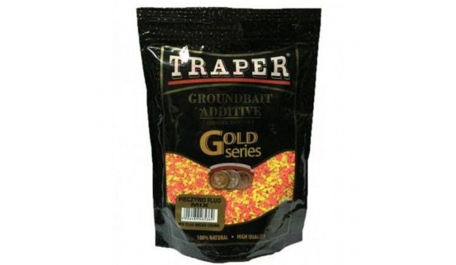 Groundbait TRAPER Gold Serie Mix fluo bread 400g