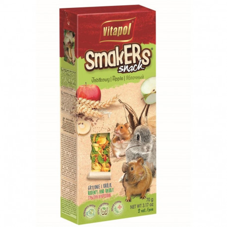 Maius närilistele ja küülikutele SMAKERS õun 2tk 90g