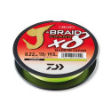 Braided line Daiwa Grand X8E 0.06mm 135m chartreuse