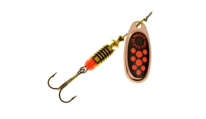 Spinner MEPPS BLACK FURY-4 8,0g vask/oranžid täpid