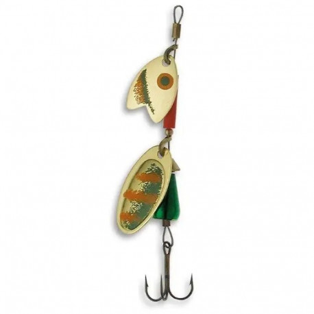 Spinner MEPPS TANDEM TROUT-2 10,0g gold/green/orange