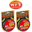 Braided line WFT KG Strong 150m 22kg chartreuse