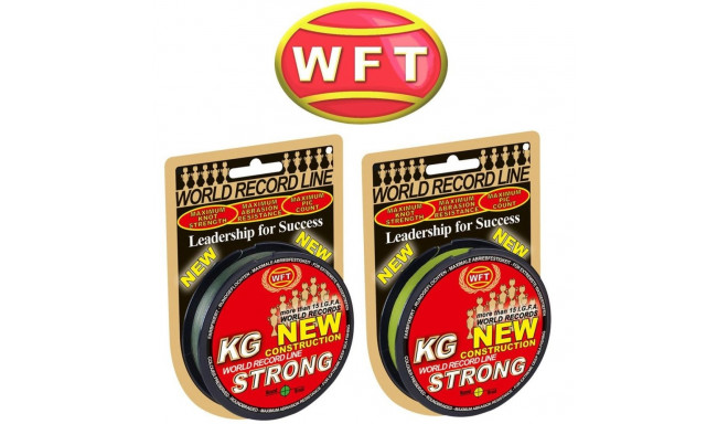 Braided line WFT KG Strong 150m 22kg chartreuse