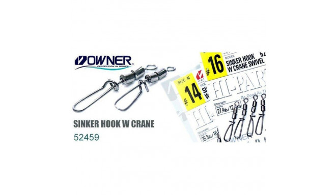 Owner Carabiner with Swivel 52459-18 10,3kg