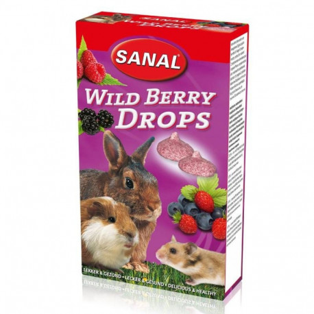 SANAL RODENTS wild berry drops 45g