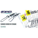 Owner Carabiner with Swivel 52459-12 26kg