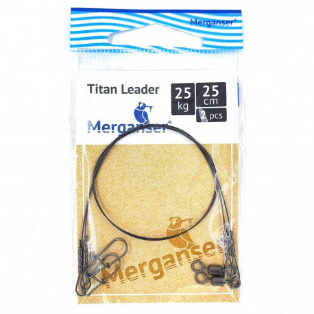 Titanium leader, 25 kg, 25 cm, 2 pcs