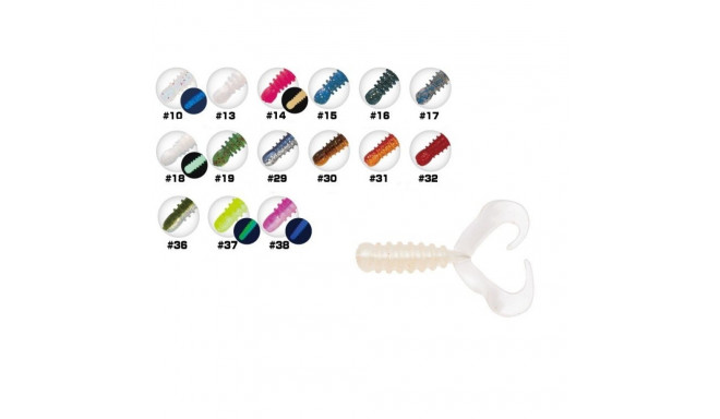 Rubber bait ring twin tail RB-01 32
