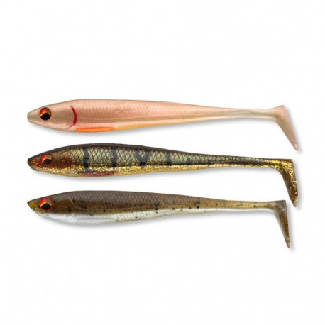 Soft lure Daiwa PX DuckFin Shad Nature Set 9.0cm 7pcs