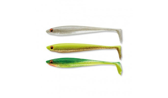 Soft lure Daiwa PX DuckFin Shad UV Set 9.0cm 7pcs