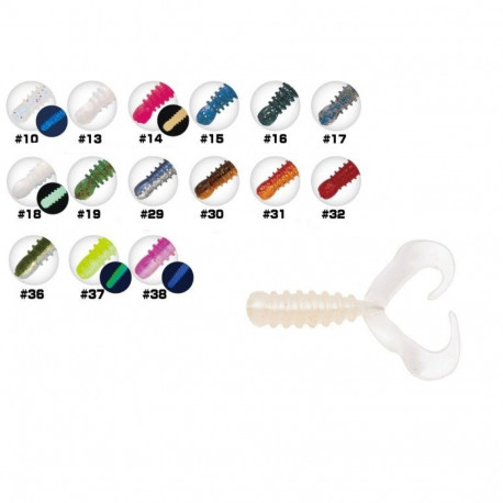 Rubber bait ring twin tail RB-01 37