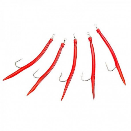 Bottom fishing rig SCH-T006 10/0 red