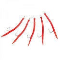 Bottom fishing rig SCH-E006 8/0 red