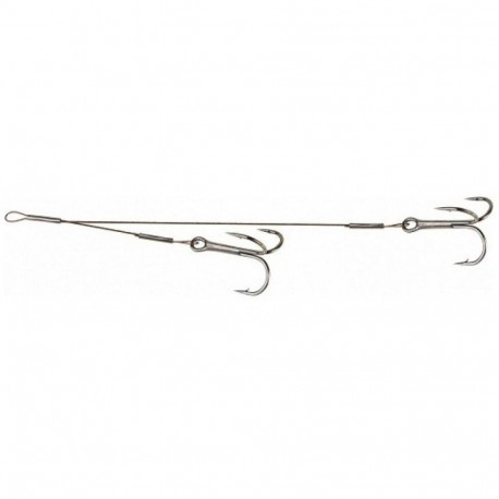 Double additional treble hooks systems  2 18kg/13cm 2pcs