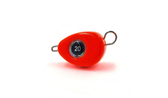 Jig sinker FH, 10 g, red, 3 pcs, Merganser