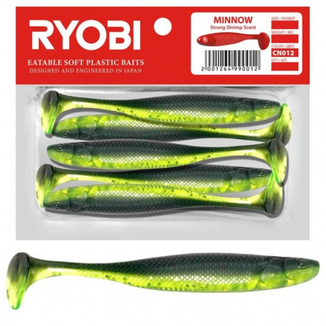 Silikoonlant söödav Ryobi Minnow 76mm CN012 5tk